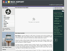 Tablet Screenshot of ibiza-airport.org