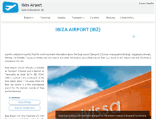 Tablet Screenshot of ibiza-airport.net